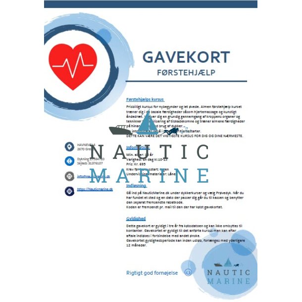 Gavekort Frstehjlp